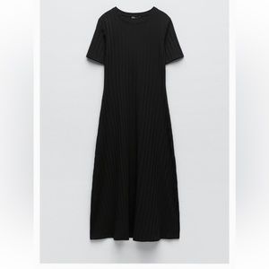 Cotton ribbed dress